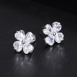 Korean Four Leaf Clover Earrings