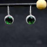Japan & South Korea Women's Ins High-End Zircon Earrings