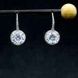 Japan & South Korea Women's Ins High-End Zircon Earrings
