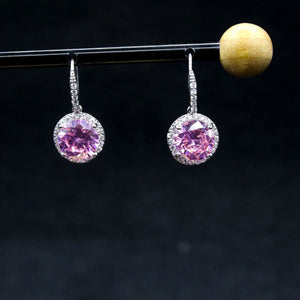 Japan & South Korea Women's Ins High-End Zircon Earrings