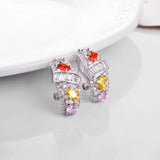 Japanese Hair Pin Clip with Real Jewels - Small Fresh Bride