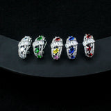 Japanese Hair Pin Clip with Real Jewels - Small Fresh Bride