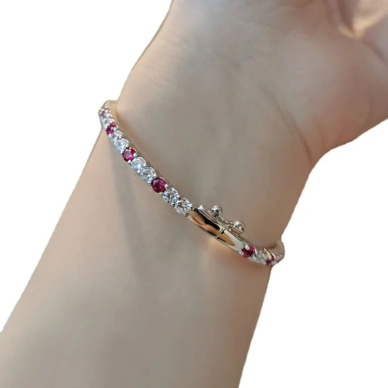 Micro Inlaid Treasure Bracelet with Real Jewels