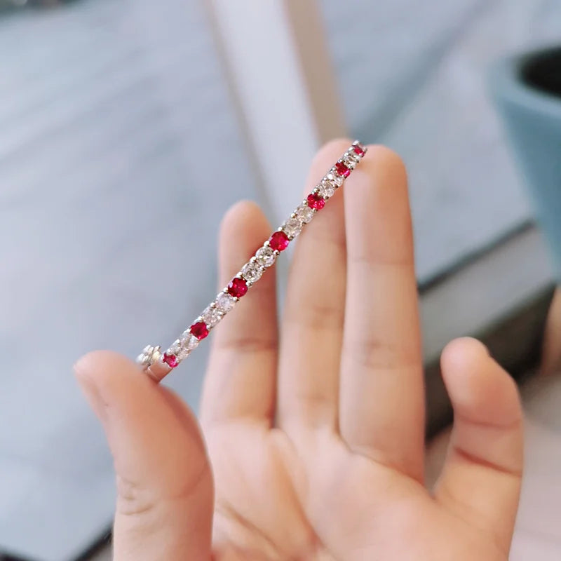 Micro Inlaid Treasure Bracelet with Real Jewels