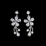Liangya Beauty Set Bridal Jewelry Zircon 925 Earrings