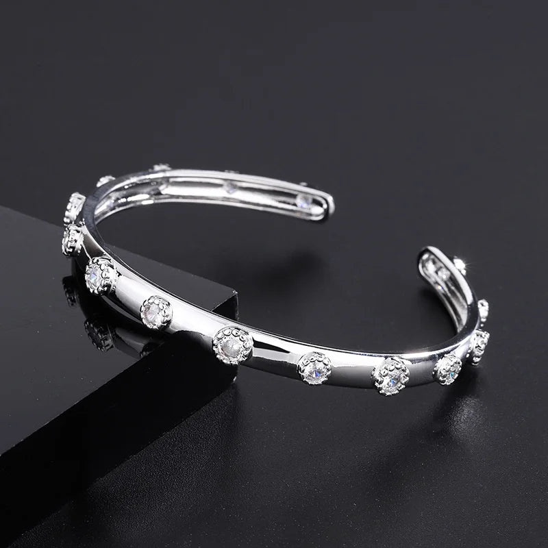 Micro Inlaid Diamond Bracelet - Elegant Jewelry for Women