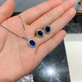 Sparkling Jewels Earrings & Pendant Set