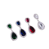 Water Drop Zircon Earrings