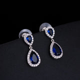 Water Drop Zircon Earrings
