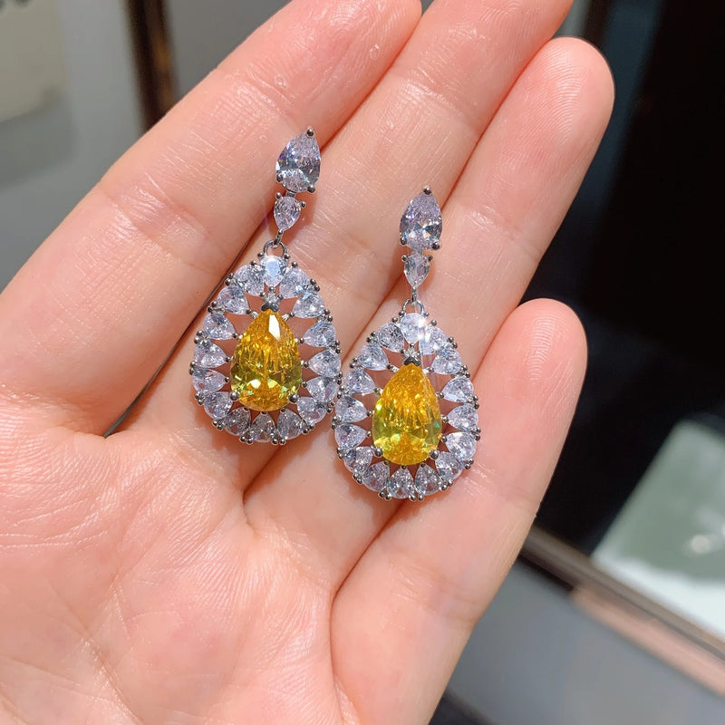 Simulated Emerald Treasure Earrings Jewelry