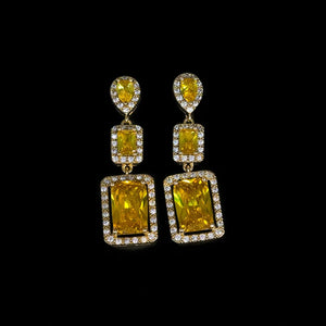 925 Silver Zircon Fairy Earrings