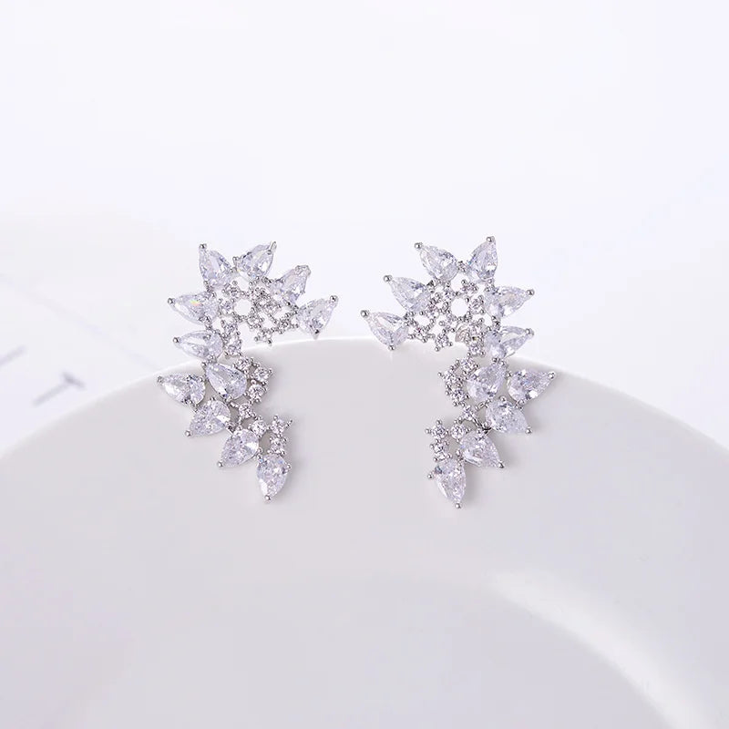Versatile Personality Zircon Earrings