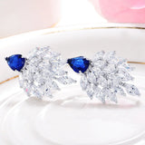 Elegant Zircon Earrings for Women, Perfect for Banquets and Parties