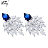 Elegant Zircon Earrings for Women, Perfect for Banquets and Parties