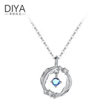 925 Silver Guard Wing Feather Pendant Small Version INS Wind Clavicle Necklace