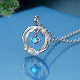 925 Silver Guard Wing Feather Pendant Small Version INS Wind Clavicle Necklace