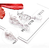 Zircon Long Tassel Earrings, Versatile Personality Jewelry