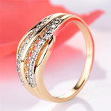 Geometric Line Ring for Women