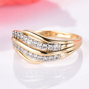 Geometric Line Ring for Women