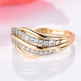 Geometric Line Ring for Women