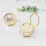 Clear Glass Jewelry Box Ring Necklace Bracelets Earrings Storage