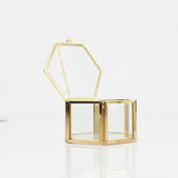 Clear Glass Jewelry Box Ring Necklace Bracelets Earrings Storage