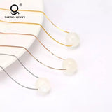 925 Silver Pearl Pendant Necklace Women's Jewelry