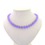 10mm Purple Alexandrite Beads Necklace DIY Jewelry Making 18''