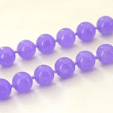 10mm Purple Alexandrite Beads Necklace DIY Jewelry Making 18''
