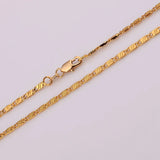 Men's Steampunk Gold Chain Necklace, 16-30 Inch Length