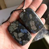 Gray Opal Stone Necklace Pendant Fine Jewelry for Women