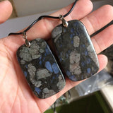 Gray Opal Stone Necklace Pendant Fine Jewelry for Women
