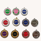 Greek Sorority Round Charms Sisterhood Pendant