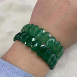 Green Agate Beads Bracelet for Women