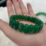 Green Agate Beads Bracelet for Women
