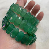 Green Agate Beads Bracelet for Women