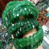 Green Aventurine Jade Stone Beads Bracelet Natural Gemstone