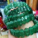 Green Aventurine Jade Stone Beads Bracelet Natural Gemstone
