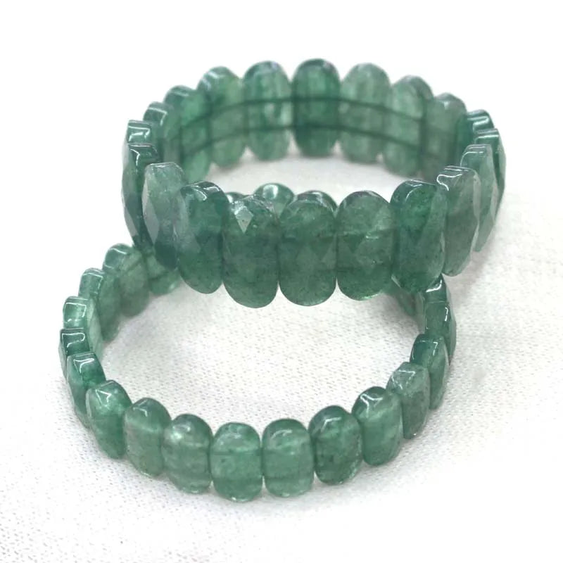 Green Strawberry Quartz Bracelet for Women