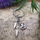 Guinea Pig Carrot Key Ring Antique Charm Keyring Gift Birthday
