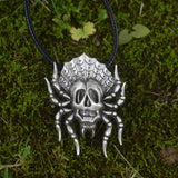 Gothic Steampunk Spider Necklace Witch Halloween Jewelry