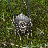 Gothic Steampunk Spider Necklace Witch Halloween Jewelry