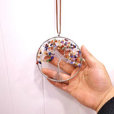 Copper Wire Wrap Tree Life Chakra Pendant