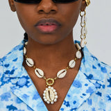 Boho Bohemian Conch Pearl SIRENNA NECKLACE
