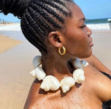 Boho Bohemian Conch Pearl SIRENNA NECKLACE
