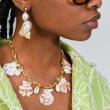 Boho Bohemian Conch Pearl SIRENNA NECKLACE