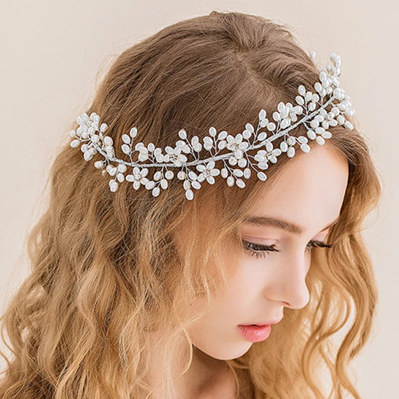 Bridal Hair Vine Headband Wedding Accessories for Women