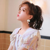 Harajuku Clip On Earrings Sweet Stars Moon Clouds Lightning Clip Earring