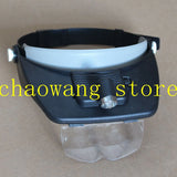 Headband Eye Loupe Magnifier with light