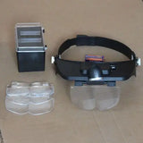 Headband Eye Loupe Magnifier with light